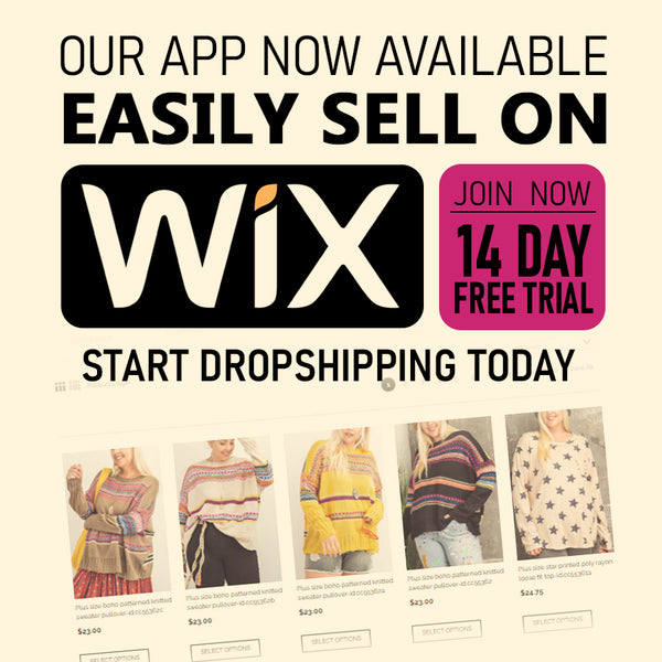 wix dropshipping