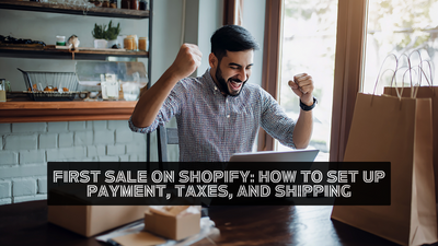 First Shopify Sale Guide: Setting Up Payments, Taxes, and Shipping