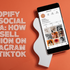 Seamlessly Sell on TikTok and Instagram with Shopify