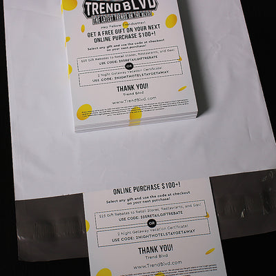 Custom Flyer Insert - MyOnlineFashionStore.com 