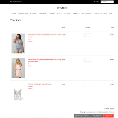 TURNKEY WEBSITE OFFER - MyOnlineFashionStore.com 