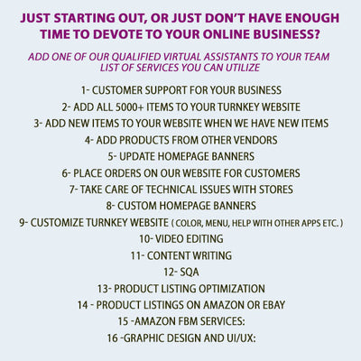Virtual Assistant Program - MyOnlineFashionStore.com 